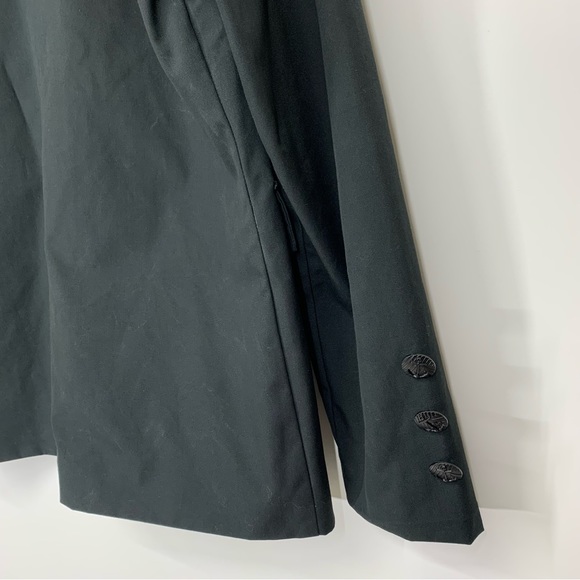 Volcom Men's Black Military Style Officers Jacket With Anchor Buttons Size Large - Picture 12 of 16